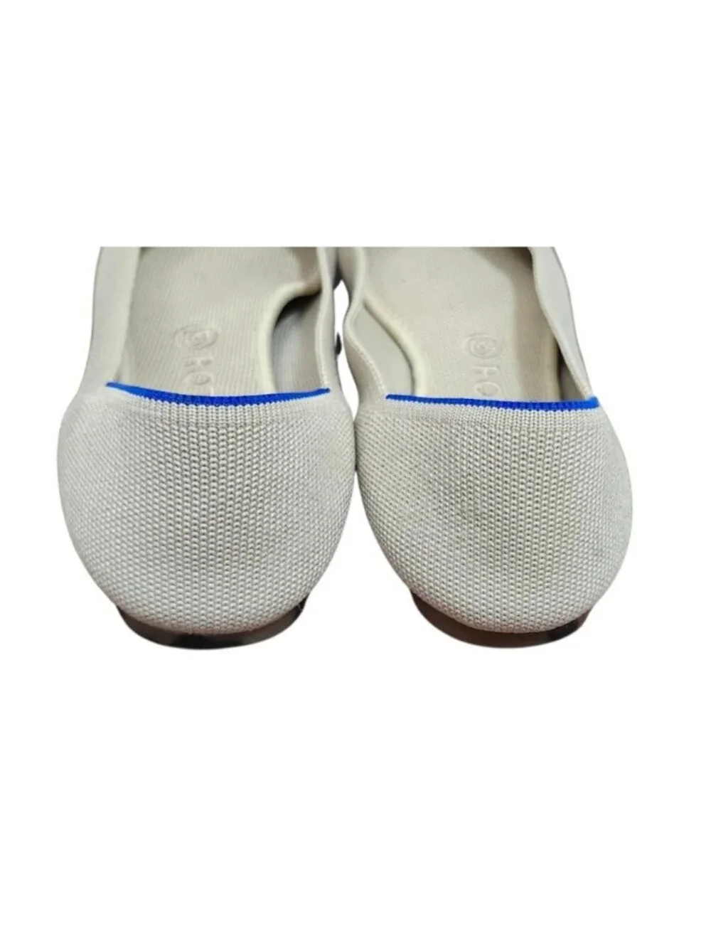 Rothy’s The Point Beige Knit Ballet Flats Women’s US 9 EU 40 Washable Shoes